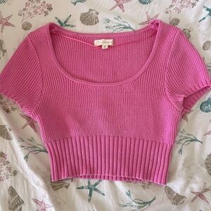 Pink sweater